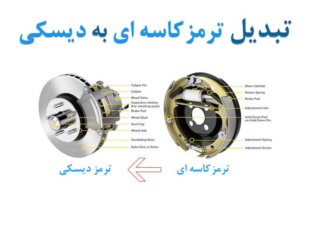 مرکز تبدیل ترمز کاسه ای به دیسکی کرج